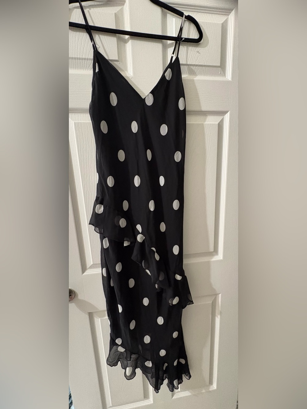Gianni bini Ruffle slip asymmetrical  dress